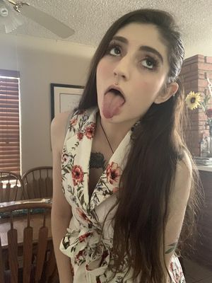 cute teen tongue