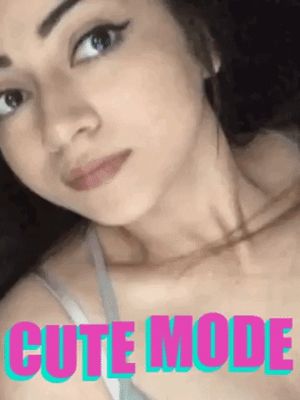 Before and after cute mode to slut mode
