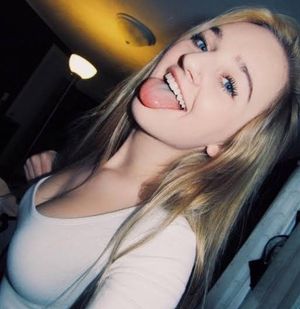 She’s cute with nice tits and she knows it.