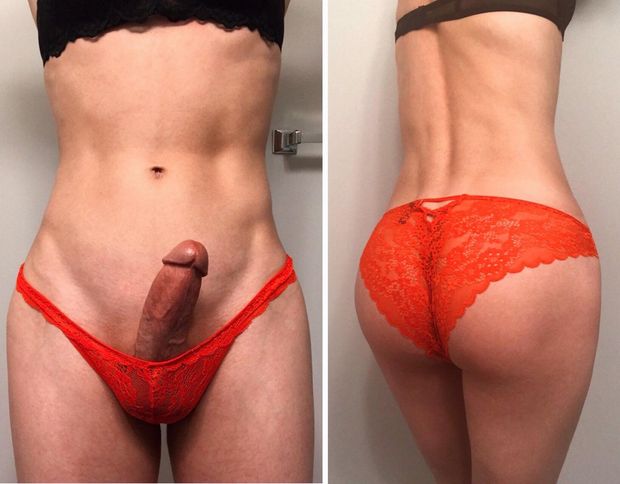Nice booty with a surprise at the front