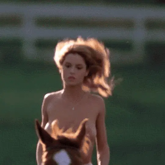 Betsy Russell topless in "Private Escuela"