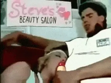 Putting on Lipstick!