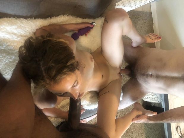 wife spitroast pov