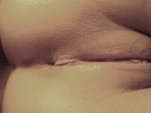 beautiful smooth pussy and asshole