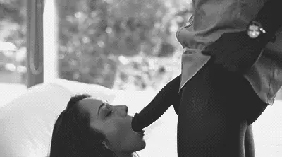 she sucks and licks the tip of bbc