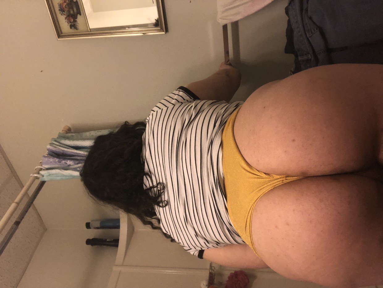 Bent over and ready to be punished. Please?!