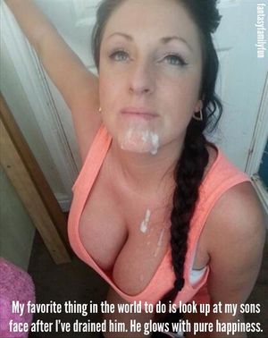 cum on face