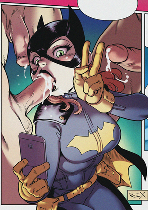 Batgirl is a horny slut