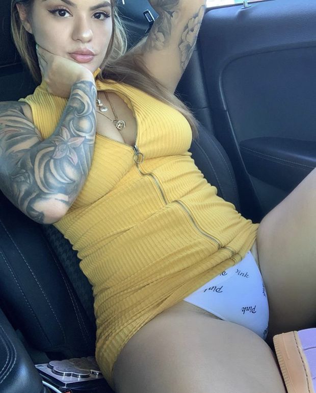 Pink is the color of her pussy