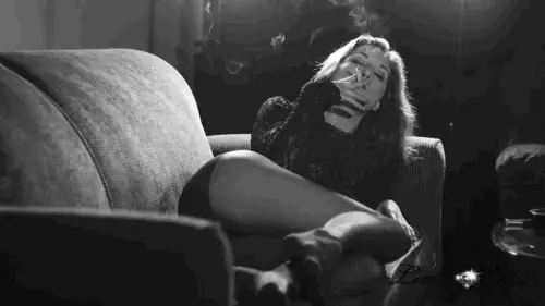 B&W smoking
