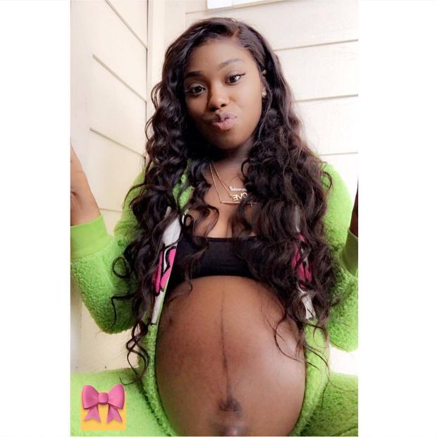 pregnant ebony