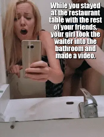 wife with waiter