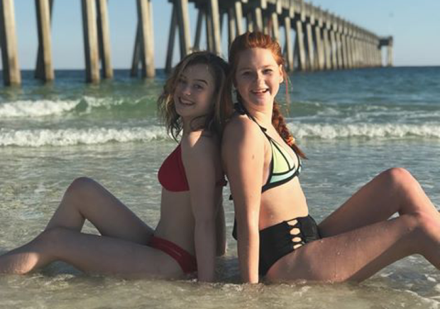2 redhead teen bikinis NN