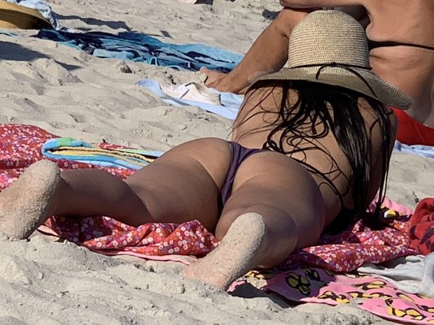Nice Asian beach bum
