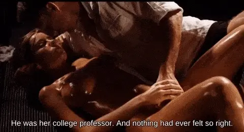 She was half his age