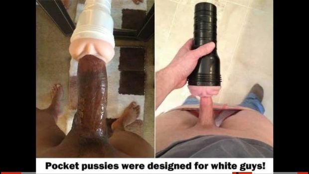 Pocket pussies were designed for white guys!