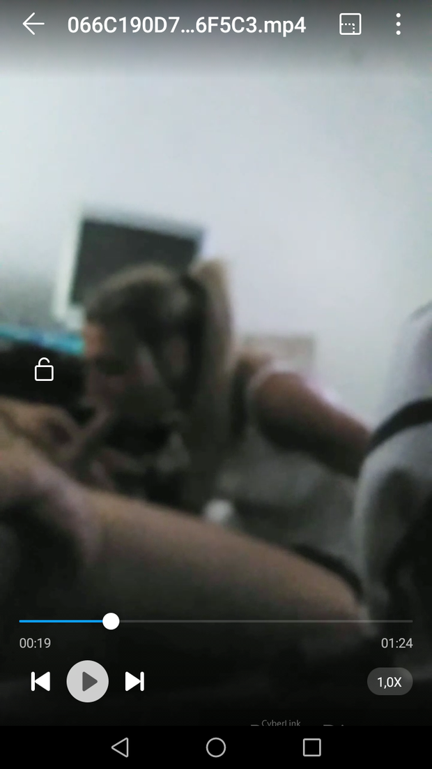 Hidden blowjob from wife