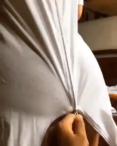 Unzip bubble butt