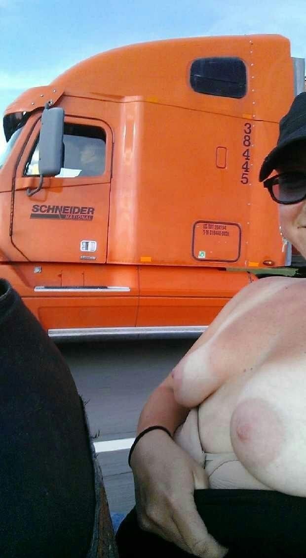 My sexy wife flashing