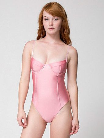 Cute teen wearing pink 'all in one'