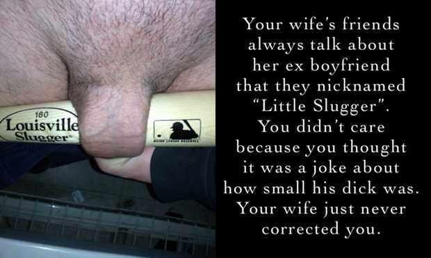 Your wife hides the fact that her ex had a huge dick