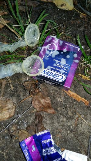 Walked today in the park. I saw how they threw it out of the car. She was fucked twice 3...