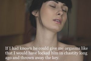 cuckold femdom slutwife eat sperm