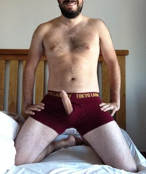 Sexy boxers make my cock rock hard