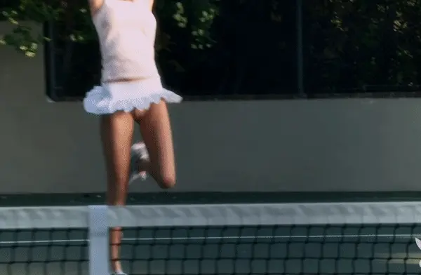 tennis with no panties