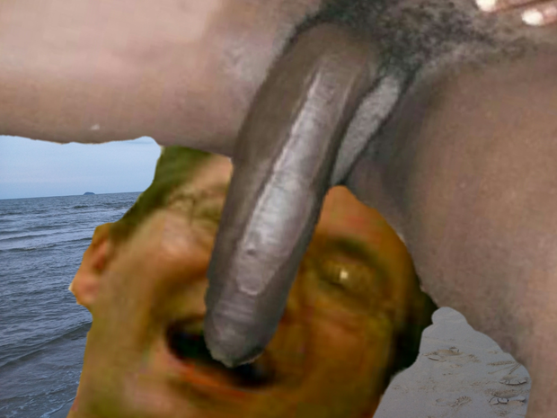 I love sucking a big black cock