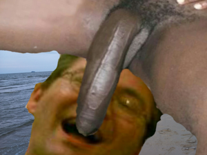 I love sucking a big black cock