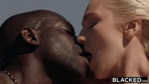 bbc fingers blonde pussy in the sun