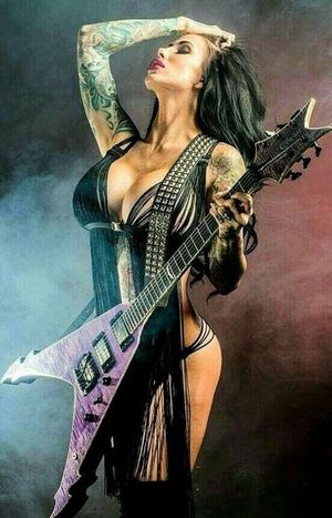 Heavy metal babe