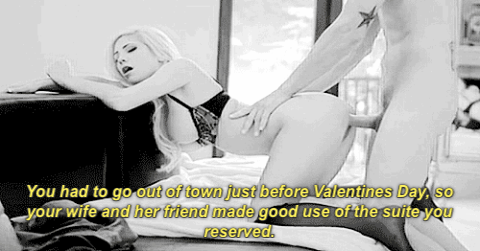 Having a good time on Valentines Day without you