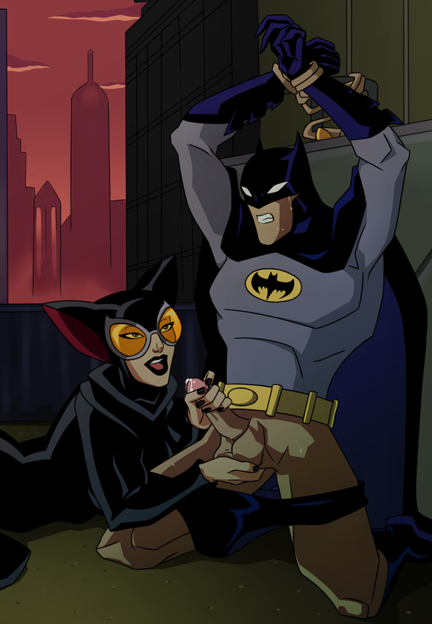The Batman bound Catwoman