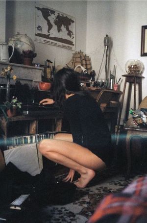 Putting on some make-out music.