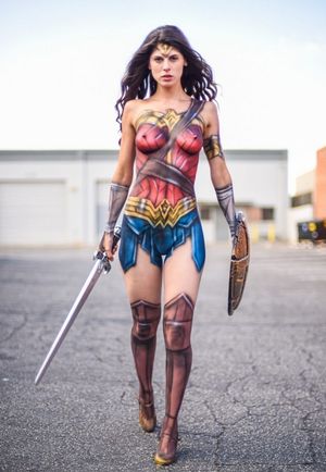 Wonder Woman Bodypaint
