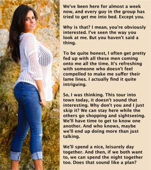 Sometimes, the shy guys win