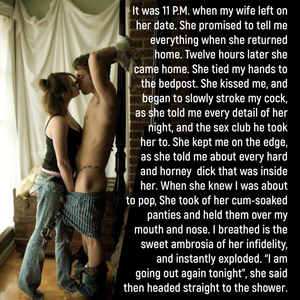 She goes out every night