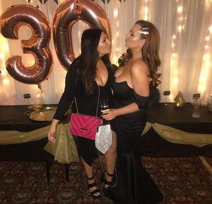 2 sexy milfs at a birthday party