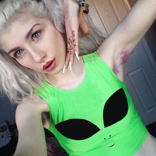 hairy armpits