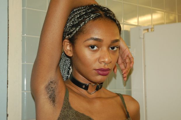 hairy armpit ebony