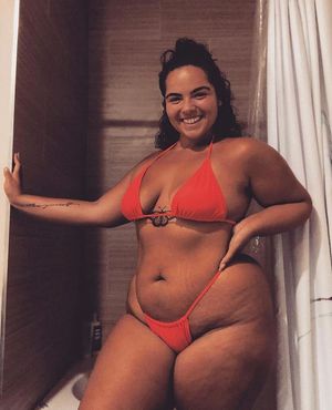 Cute and thick in bikini