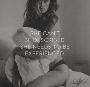 needs to be experienced