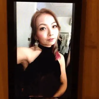 Asian slut get cum tribute