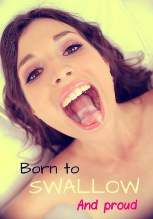 Brunette Born To Swallow Sissy Caption