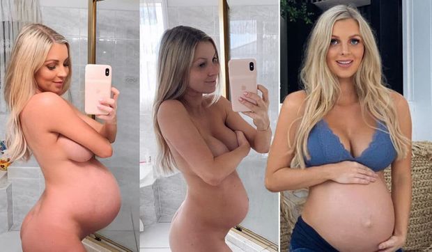 Pregnant blond