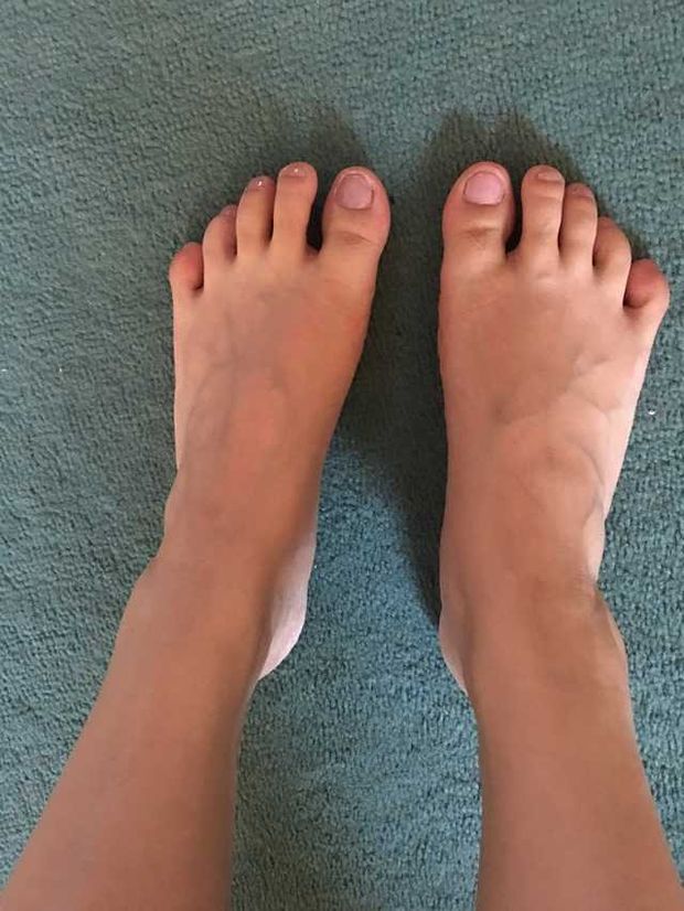 Her beautiful feet