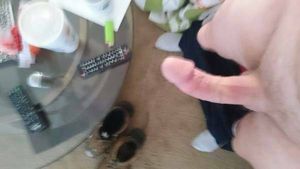 My big hot curved cock