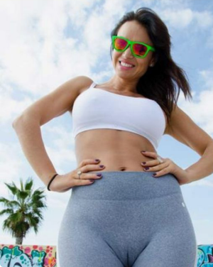 Yoga pants camel toe